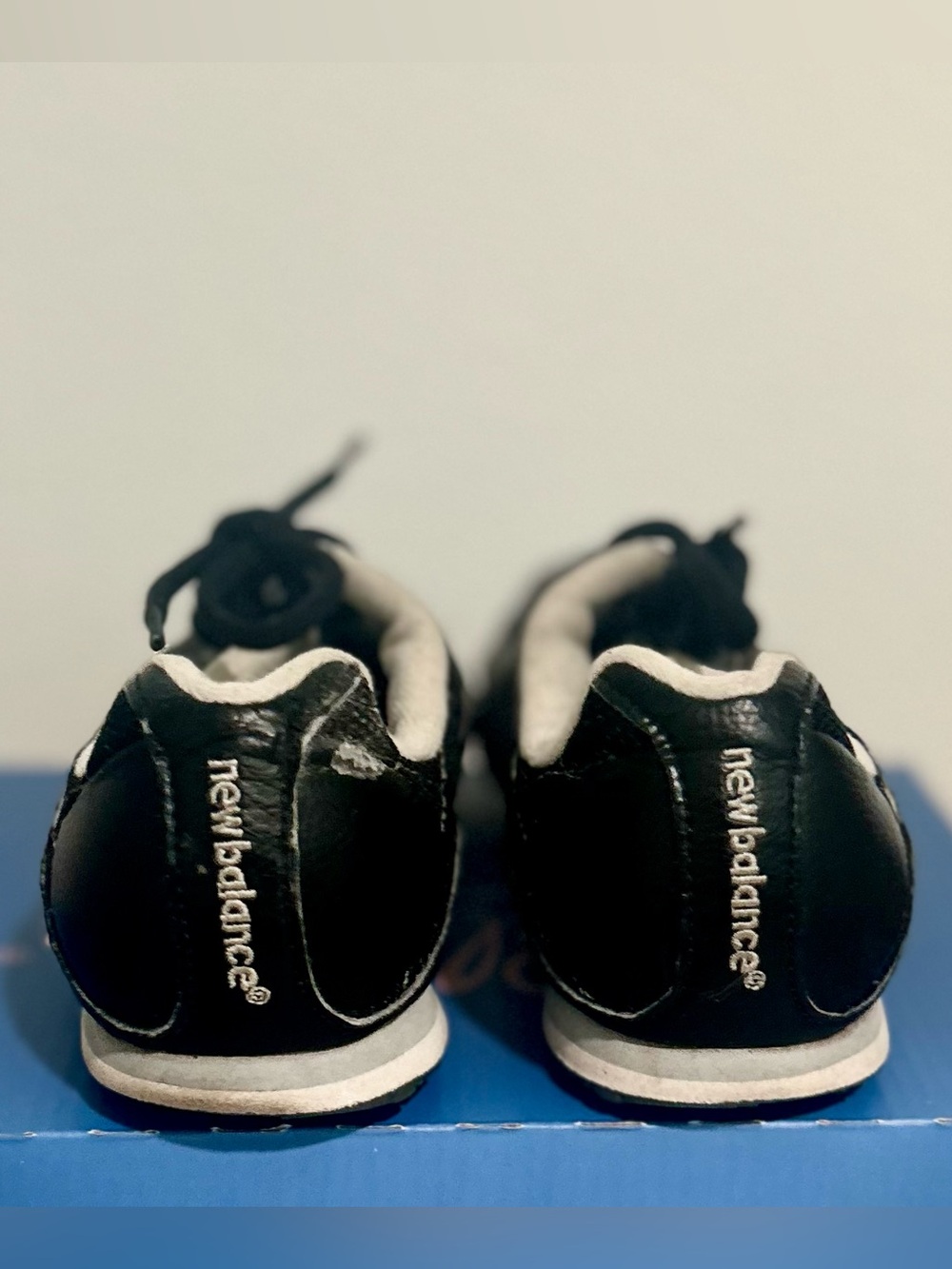 Vintage New Balance 442 Black Low Top Lace-Up Argyle Athletic Sneaker 8 CW442BS - Picture 4 of 8